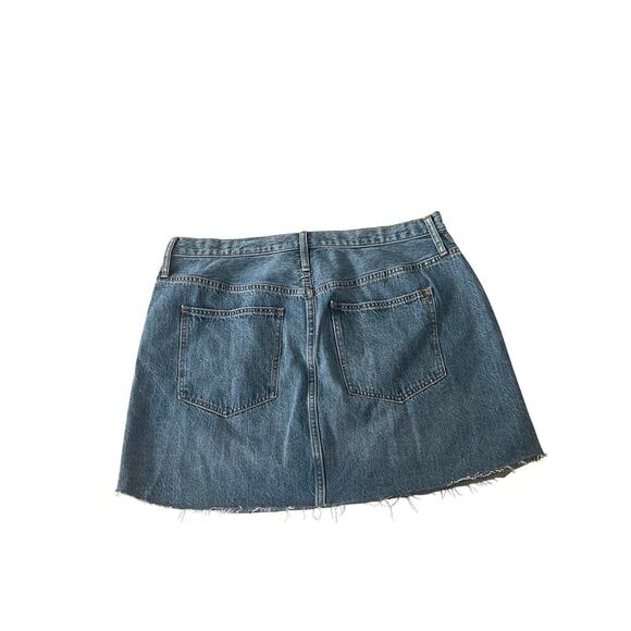NWT Madewell Rigid Denim A-Line Mini Skirt Size 33 - Picture 3 of 8